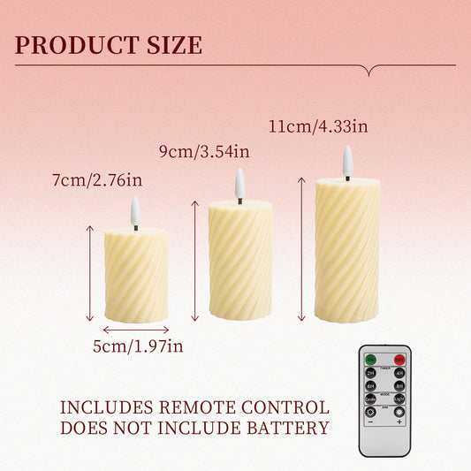 3pcs Plastic 50-meter color spiral bullet head remote control model