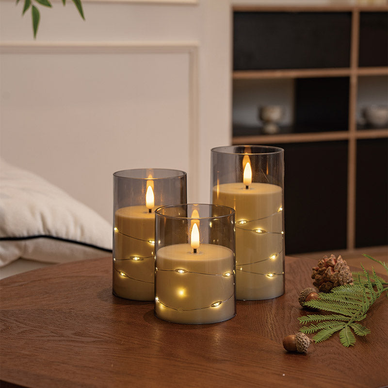 Plastic String Lights LED Candles