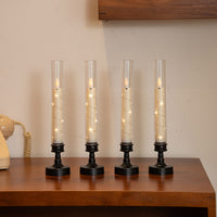 Black Candle Stand Base Lamp String Cup Wax Rod Wax Bullet