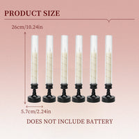 Black Candle Stand Base Lamp String Cup Wax Rod Wax Bullet
