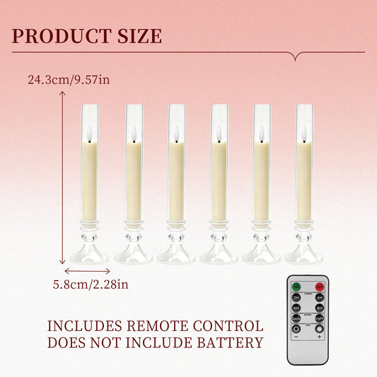 6pcs Plastic cup with base, wax rod, wavy mouth, bullet-shaped remote control model