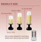 Plastic 50-piece flat-bottomed cup wax pendant lamp set with remote control model